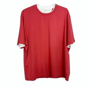 Brunello Cucinelli Red Cotton Tee